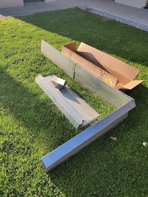 Garten Schneckenzaun Schnecken Blech  Bild 2