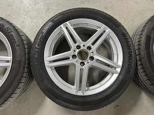Original Mercedes Alufelgen 17 Zoll + Hankook Sommerreifen   WIE NEU Bild 3