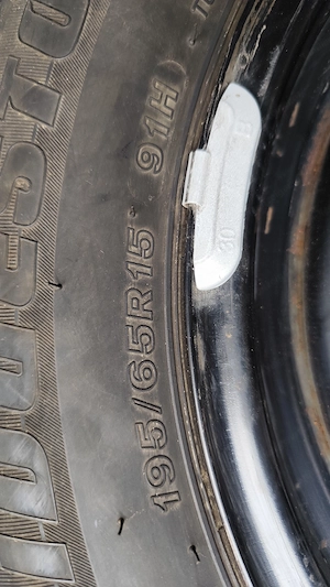 Stahlfelgen 15 Zoll , 5-Loch - Original VW 6Jx 15 H2; 195 65R15 Bild 3