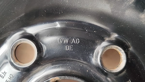 Stahlfelgen 15 Zoll , 5-Loch - Original VW 6Jx 15 H2; 195 65R15 Bild 5