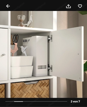 Ikea Kallax Regal mit Einsätzen Bild 4