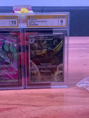    Pokémon CRG Slabs   2x Gem Mint 10 + 1x 9   Noivern ex Full Art + Trikephalo + Kingambit    Bild 2