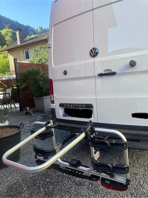 Fahrradträger abklappbar für Anhängevorrichtung Bild 3