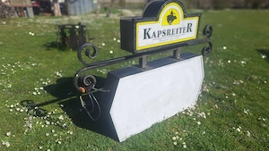 Werbelampe Kapsreiter Bier
