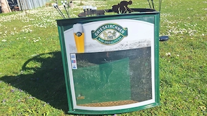 Werbe Kasten beleuchtet Bild 2