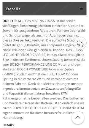 Ktm Macina Cross Lfc 750Wh Herren Bike Bild 6