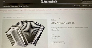 Kärntnerland Harmonika Alpenvision Carbon Bild 8