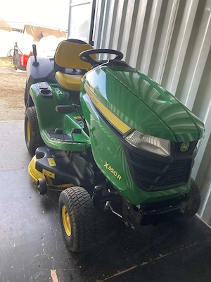 John Deere X350R Rasentraktor Aufsitzmäher Bild 2