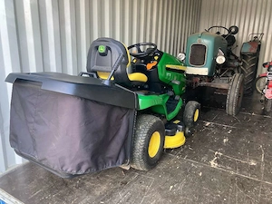 John Deere X350R Rasentraktor Aufsitzmäher Bild 5