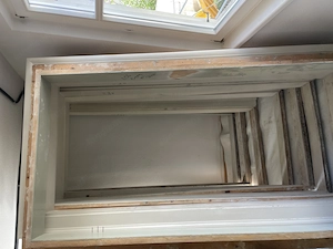 Alte Massivholztüren inkl. Stock und Zierblende Bild 3