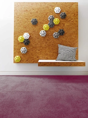 Schöne Fuchsia Composure Teppichfliesen von Interface Bild 2