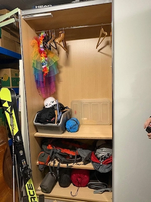 Schiebentürenschrank weiß Bild 2