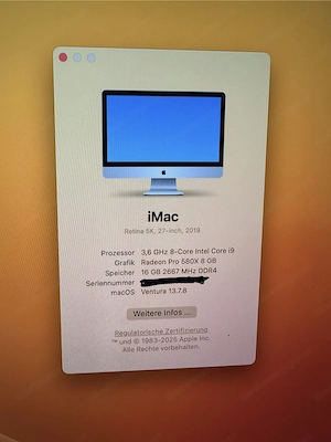 Apple imac 27 zoll 2019 5k retina Bild 5