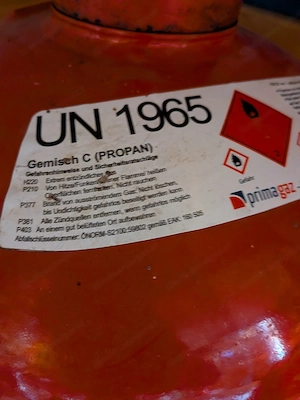 Propan Butan Gasflasche Bild 3