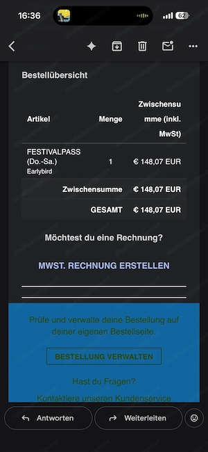 Szene Openair Vestival Pass Ticket Bild 3