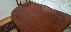 Tisch Antik ausziehbar inkl. Stühle  Bild 3