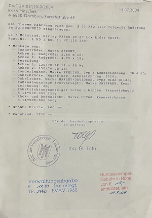 Harley Davidson FXR Low Rider Sport Bild 5