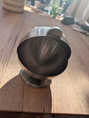 Edelstahl Zuckerdose   Servierschale mit Deckel   stilvoll & praktisch Bild 2