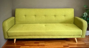 Schlafsofa (Klappsofa) von Maisons du Monde * Anisgrün *