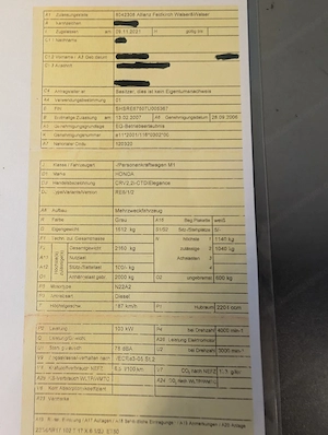 Honda CRV Elegance Allrad  Bild 3