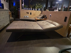 Moderne echt Leder Einzelliegen Bild 2