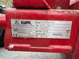 Köppl CL 11 mit Schneefräse und Schneeschild  Bild 5