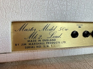1978 MARSHALL Master Volume 50 Watt  Bild 3
