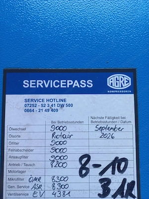 Agre Alup Schraubenkompressor SCK15-10 Bild 5