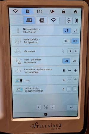 Brother Stellaire Innov-is XE2 Stickmaschine Bild 6