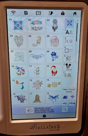 Brother Stellaire Innov-is XE2 Stickmaschine Bild 10