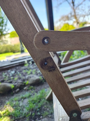 5 Stk. Gartenstühle Akazienholz Bild 4