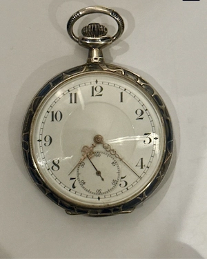 Taschenuhr aus 800er Silber Bild 5