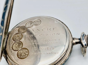 Taschenuhr aus 800er Silber Bild 4