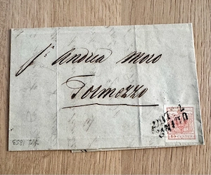 Faltbrief Österreich 1853 Bild 2