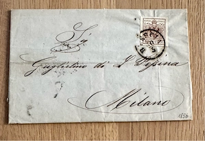 Faltbrief Österreich 1856