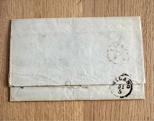 Faltbrief Österreich 1856 Bild 2