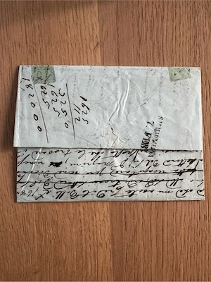 Faltbrief Österreich 1851 Bild 2