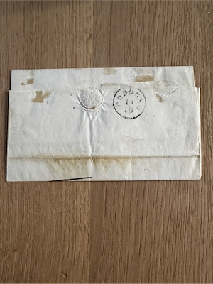 Faltbrief Österreich 1854