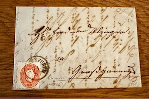 Faltbrief Österreich 1861