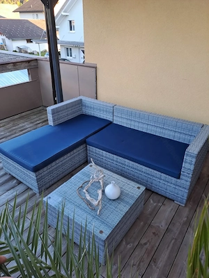 Kunststoff Rattan Gartenmöbel Bild 2