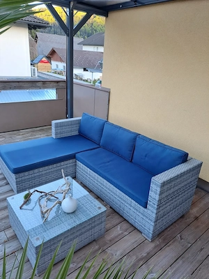 Kunststoff Rattan Gartenmöbel Bild 4