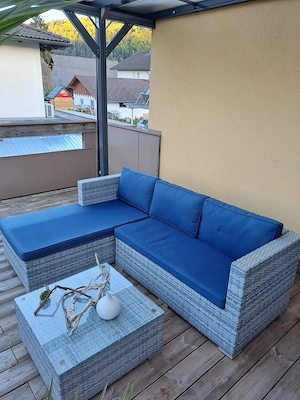 Kunststoff Rattan Gartenmöbel Bild 3