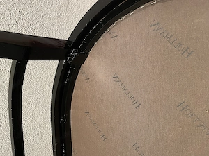 Stuhl Jugendstil Leder  Bild 2