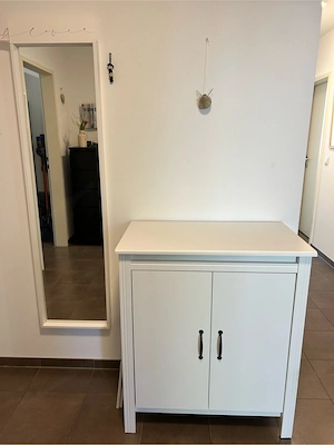 Ikea Kasten + Spiegel zu verschenken