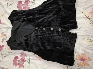 Samtgilet Taxi Model Gr M schwarz Bild 2