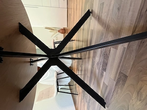 Runder Tisch Holzoptik Bild 3