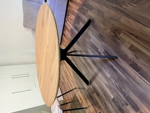 Runder Tisch Holzoptik Bild 2