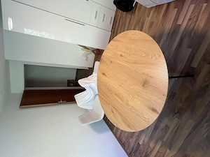 Runder Tisch Holzoptik Bild 4