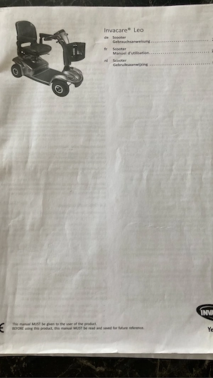 Seniorenmobil Invacare Leo 8 km h Bild 3