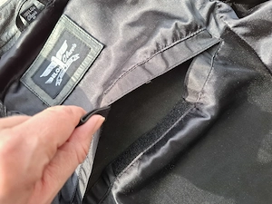 Motorradjacke Damen schwarz Leder Bild 4